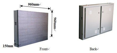 Outdoor Led Advertising Billboard , 96 * 96 RoHS High Contrast Screen 2