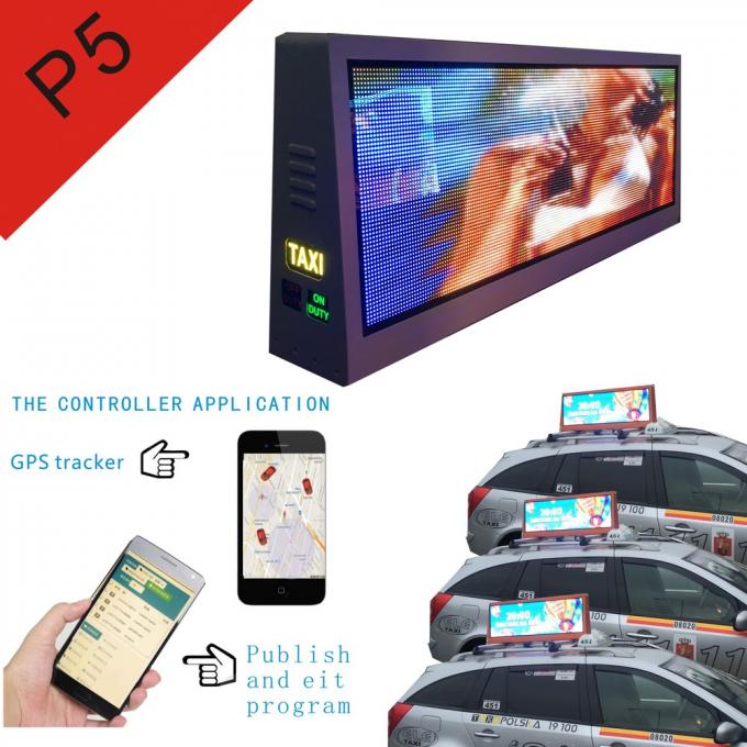 Customized Double Side Taxi LED Display Outdoor High brightness 0