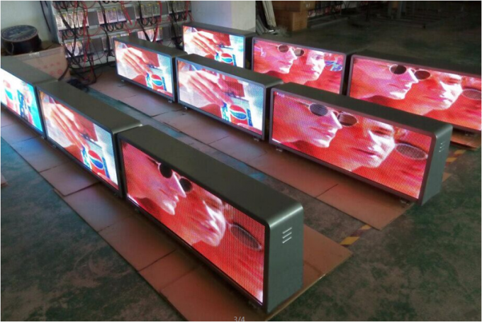 High Brightness Car Top Taxi LED Display Outdoor Advertising P5 SMD 3528 0