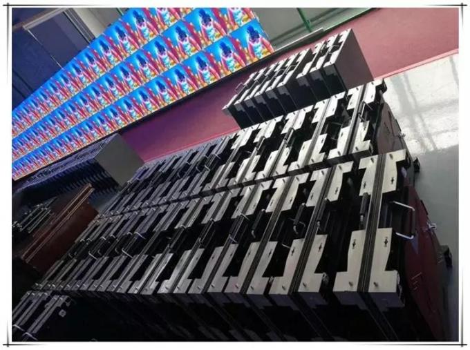 Front Service Outdoor Curved LED Display Full Color Module P6 P8 P10 With Magnet 4