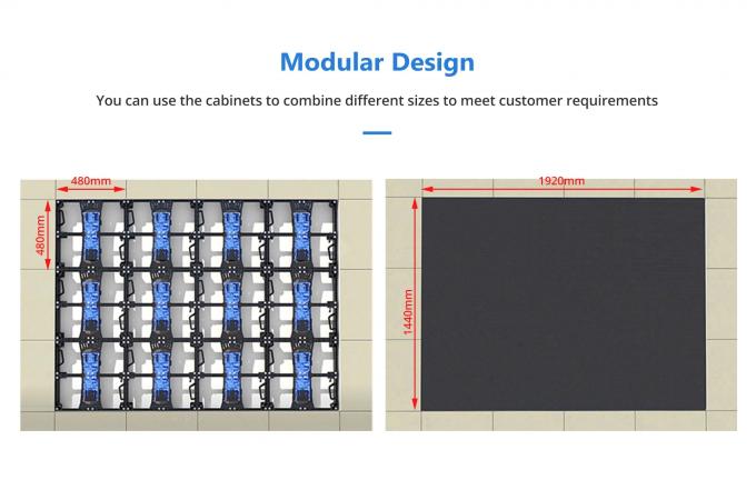 SMD DIP Advertising Indoor Led screens display HD Stage Panel For Concert 5