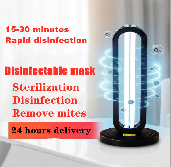 Portable Quartz Glass 38W 222nm UV Germicidal Lamp 0
