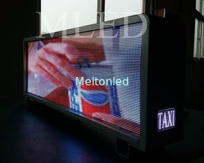 3G GPS Advertising Taxi LED Display , led taxi sign SMD 3 in 1