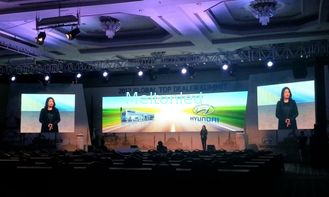 P7.62mm Indoor Led Digital Screens , 17222dots / m2 Pixel Density Display