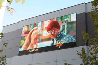 Ultra Thin Video Led Advertising Billboard , Large Led Display Screen 348 Pixel