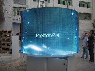 Pixel 546 2 R1G1B Full Color Video Curved Led Board Display For Advertising