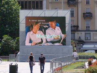 Video Outdoor Full Color Led Advertising Billboard Super High Brightness 4096 Pixel