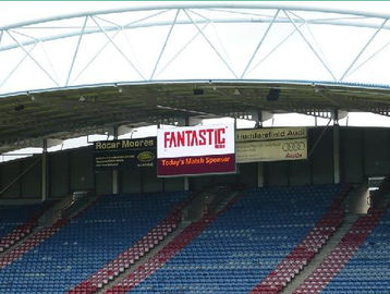 China Stadiums Perimeter Led Display Screen P10 SMD 3in1 Iron company
