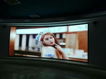 China Full color p1.667 flexible led modules screen / indoor smd led soft screens ip43 company
