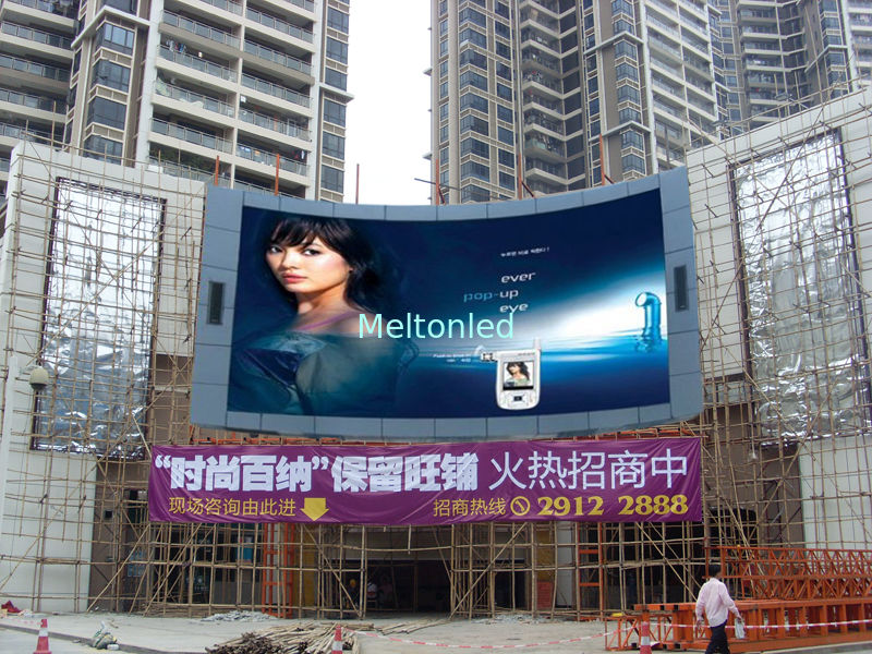 Flexible Full Color Curved Led Wall Screen P3.91 P4.81 2000cd/sqm Brightness 2