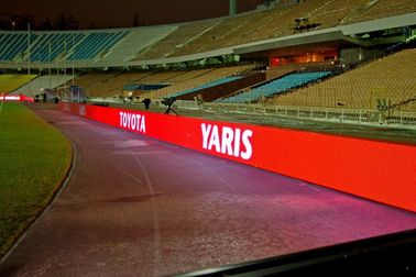high brightness football field advertising Sports Stadium Scoreboard  p10 P16 top/ perimeter LED screen Display