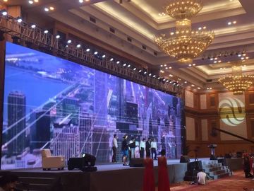 Leave Messages Big Advertising Indoor Led Screens , rent video wall display Billboard