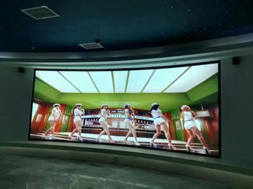Full color p1.667 flexible led modules screen / indoor smd led soft screens ip43