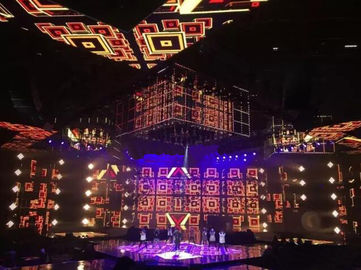 High Resolution P6 P5 P4 P2 P3 LED Advertising Screen , Video Wall Rental display