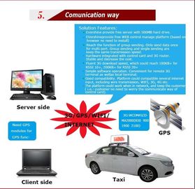 P5 Mm Outdoor Taxi Led Display SMD 2727 Super Brightness 6500cd Brightness