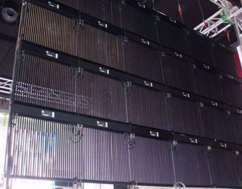 Energy Saving Transparent Led Display , P20 LED Curtain Display Easy To Install