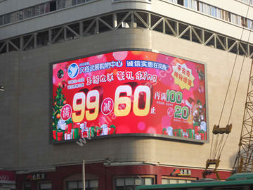 Advertising Smd P10 1/2s Outdoor Full Color led display billboard on the wall