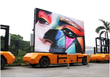 SMD5050 Led Mobile Billboard P10 / full color truck outdoor advertising led display