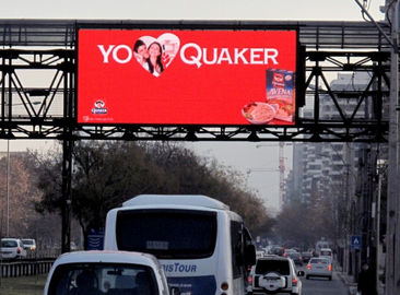 Digital Led Advertising Billboard , Outdoor Full Color Led Display 3906 dot / m2
