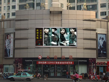 High Brightness Round 10mm Outdoor Full Color Led Display High Contrast Waterproof