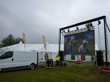 Waterproof Outdoor LED Video Wall Rental  P4.81 500*1000mm Die Casting Cabinet