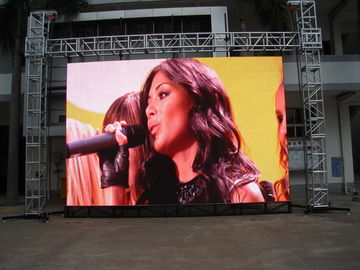 Outdoor SMD 3535 , 2828 Led Billboard Display Die Casting Cabinet  6KG / PC
