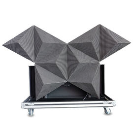 Nightclub Decoration 3d Custom LED Display Screen Video Dj Booth Full Color AC 110-220V