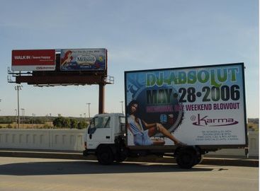 SMD5050 Led Mobile Billboard P10 / full color truck outdoor advertising led display