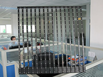 1R1G1B P37.5 Transparent Led Curtain Display , Mesh Led Curtain Display For Network