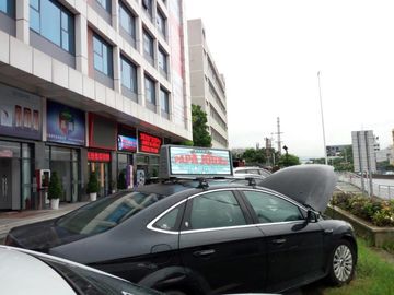 buy Customized 960 * 360mm, 160 * 60 Monochrome Panel Taxi LED Display For Taxi Roof Top Signs online manufacturer