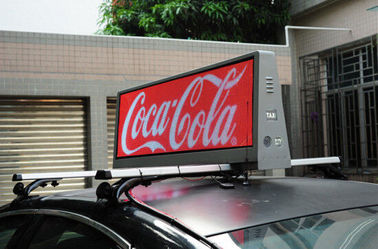 buy RGB video taxi top led display for logo/brand advertising with 3G/wifi control online manufacturer