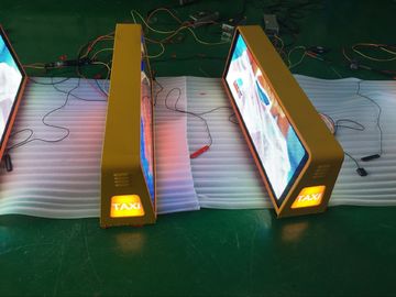 buy Easy installation taxi led advertising sign , wireless taxi top sign online manufacturer