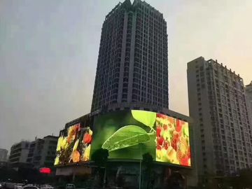 buy P10 IP65 5000 - 9500K Iron Advertising Outdoor Full Color Video Curved Led Display Walls online manufacturer