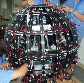 buy 360 Degree Full Color Round Shape LED Display Ball Global Video Sphere 4mm Pixels online manufacturer