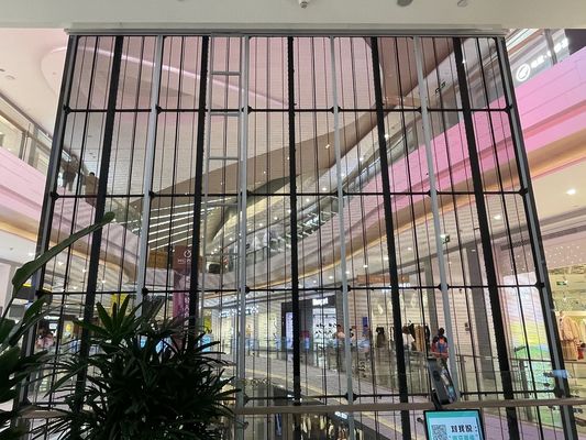 buy Advertising Led Panel indoor transparent led display p3.9-7.8 for glass door online manufacturer