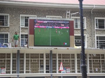 buy 12 Sport Wall Mounted Outdoor Full Color Led Display ,Epistar + silan Chip IP65 online manufacturer